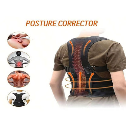 Back Brace Posture Corrector Magnetic Lumbar Back Support Belt Support Straightener for Spine Relieve Back Pain Improve Posture